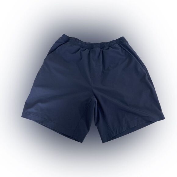 IBKUL Men’s Shorts M Navy Blue Long Athletic Casual Summer Athleisure - Picture 1 of 11